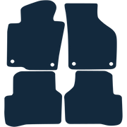 Image of the mat template for Volkswagen Passat Left-Hand Drive (2007 - 2015) Car Mats