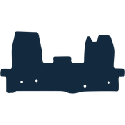 Image of the mat template for Ford Transit Mk8 1 Front Piece With 4 Clips (2016 - Present) Van Mats