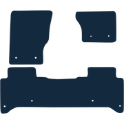 Image of the mat template for Land Rover Range Rover 1 Piece Rear (2012 - 2022) Car Mats
