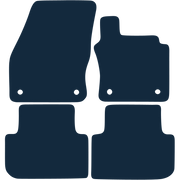Image of the mat template for Volkswagen Tiguan (2016 - 2024) Car Mats