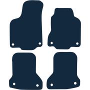 Image of the mat template for Volkswagen Polo Fixings On All Mats (1994 - 1999) Car Mats