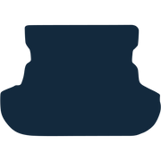 Image of the mat template for Mitsubishi Outlander Mk2 (2007 - 2013) Boot Mat