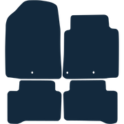 Image of the mat template for Hyundai IONIQ (2016 - 2020) Car Mats