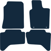 Image of the mat template for Mitsubishi L200 Life Double Cab (2006 - 2015) Car Mats