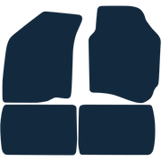 Image of the mat template for Hyundai Elantra (2001 - 2004) Car Mats
