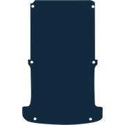 Image of the mat template for Volkswagen Transporter T5 (SWB) Twin Rear Doors (2004 - 2015) Van Mats