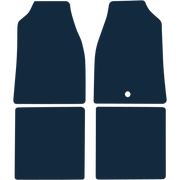 Image of the mat template for Ford Escort (1975 - 1980) Car Mats