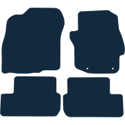 Image of the mat template for Mitsubishi Lancer Evo 10 Automatic (2008 - 2014) Car Mats