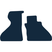 Image of the mat template for Ferrari Mondial (1984 - 1994) Car Mats