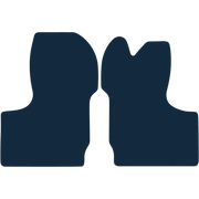 Image of the mat template for Hillman Imp (1963 - 1976) Car Mats