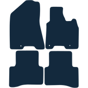 Image of the mat template for Kia Sportage Hook Fixing System (2018 - 2019) Car Mats