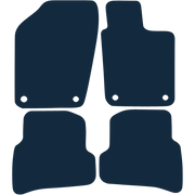 Image of the mat template for Volkswagen Polo Alternative (2009 - 2018) Car Mats