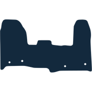 Image of the mat template for Ford Transit Custom Automatic 1 Front Piece With Offset Holes (2018 - 2020) Van Mats