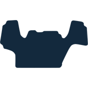 Image of the mat template for New Holland T5 (2013 - Present) Tractor Mats