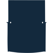 Image of the mat template for Volkswagen Caddy SWB (2021 - Present) Van Mats
