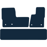 Image of the mat template for Ford Transit Custom Crew Cab Automatic 2 Front Pieces (With Centre Piece) (2018 - 2020) Van Mats