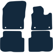Image of the mat template for Volkswagen Touran 5 Seater Oval Fixings (2010 - 2016) Car Mats