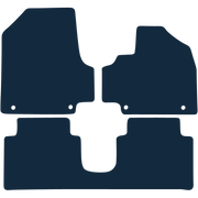 Image of the mat template for Hyundai IONIQ 5 Sliding Centre Console (2021 - Present) Car Mats