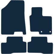 Image of the mat template for Hyundai TUCSON Hybrid (2021 - Present) Car Mats
