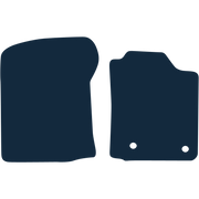 Image of the mat template for Toyota Land Cruiser Front Mats Only (2020 - Present) Car Mats