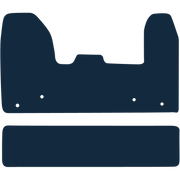 Image of the mat template for Ford Transit Custom Sport Active Crew Cab Automatic (2020 - Present) Van Mats