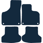 Image of the mat template for Audi A3 Hatchback & Cabriolet Manual S3 Compatible (4 Clips) (2003 - 2012) Car Mats