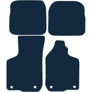 Image of the mat template for Audi A3 (1996 - 2002) Car Mats