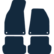 Image of the mat template for Audi A4 (2001 - 2006) Car Mats