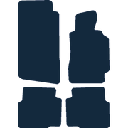 Image of the mat template for BMW 3 Series E36 (Coupe) (No Clips) (1992 - 1998) Car Mats