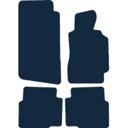 Image of the mat template for BMW 3 Series E36 (Saloon) (1992 - 1998) Car Mats