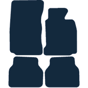 Image of the mat template for BMW 5 Series E39 (1996 - 2003) Car Mats