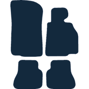 Image of the mat template for BMW 3 Series E46 (Cabriolet) (2002 - 2007) Car Mats