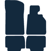 Image of the mat template for BMW 3 Series E46 (Coupe) (1997 - 2006) Car Mats