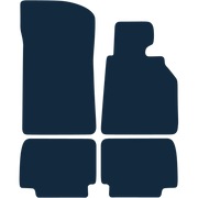 Image of the mat template for BMW 3 Series E46 (Saloon) (No Holes) (1998 - 2005) Car Mats