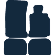 Image of the mat template for BMW 7 Series E65 (2002 - 2007) Car Mats