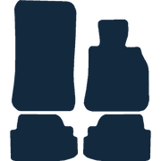 Image of the mat template for BMW 1 Series E82 (Coupe) (2007 - 2014) Car Mats