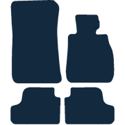 Image of the mat template for BMW 3 Series E93 (Convertible) (2007 - 2013) Car Mats