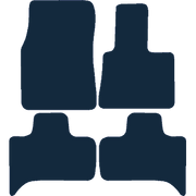 Image of the mat template for BMW X5 E53 (Velcro Clips) (1999 - 2006) Car Mats