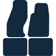 Image of the mat template for Jeep Cherokee (2002 - 2005) Car Mats