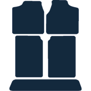 Image of the mat template for Chrysler Voyager (2001 - 2004) Car Mats