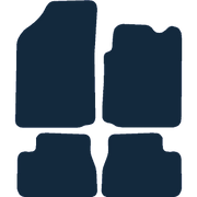 Image of the mat template for Citroen C3 (Not Picasso) (2002 - 2010) Car Mats