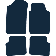 Image of the mat template for Citroen XSara (1997 - 2004) Car Mats