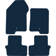 Image of the mat template for Dodge Caliber (2006 - 2009) Car Mats