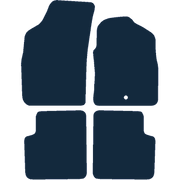 Image of the mat template for Fiat 500 (2008 - 2012) Car Mats