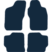 Image of the mat template for Fiat Brava (1995 - 2002) Car Mats