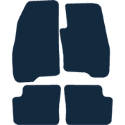 Image of the mat template for Fiat Grande Punto (2006 - Present) Car Mats