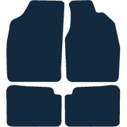 Image of the mat template for Fiat Panda (2004 - 2006) Car Mats