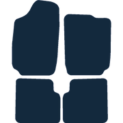 Image of the mat template for Fiat Stilo (2002 - Present) Car Mats