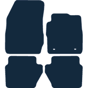 Image of the mat template for Ford Fiesta Mk7 (2008 - 2011) Car Mats