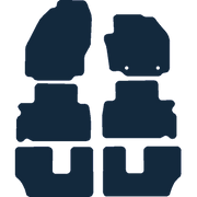 Image of the mat template for Ford Galaxy (2006 - 2014) Car Mats